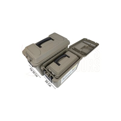 Outdoor Outfitters Fat 50 Cal Polymer Lockable Ammo Box 16L