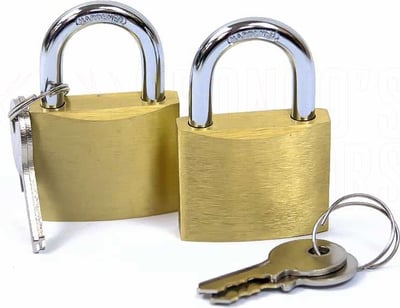 Outdoor Outfitters Padlocks - Twin Pack