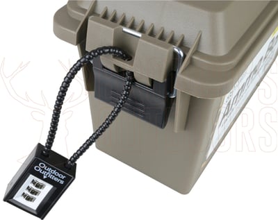 Outdoor Outfitters Polymer Lockable Ammo Box .30 Cal 4L
