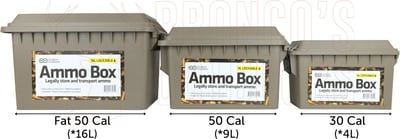 Outdoor Outfitters Polymer Lockable Ammo Box .30 Cal 4L