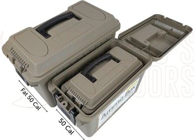 Outdoor Outfitters Polymer Lockable Ammo Box .30 Cal 4L