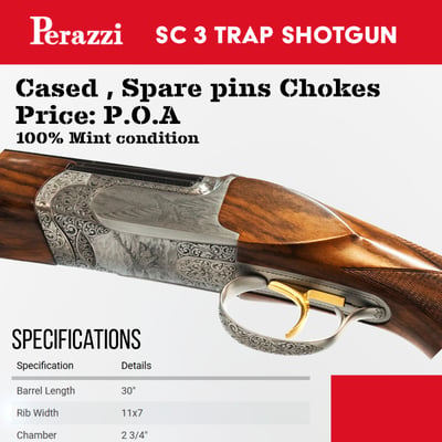 Perazzi SC3 Trap 12ga