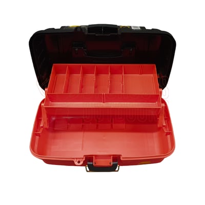 Plano 6101 One-Tray Tackle Box + Berkley Octopus Beak Hook 50 Hooks