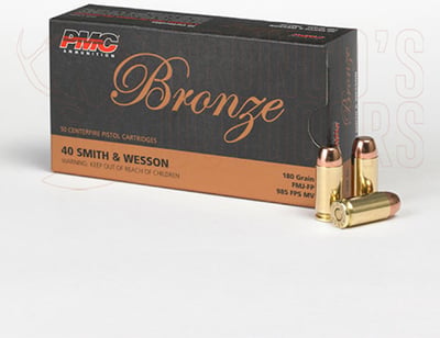 PMC .40 S&W 180gr FMJ-FP 50 Rounds