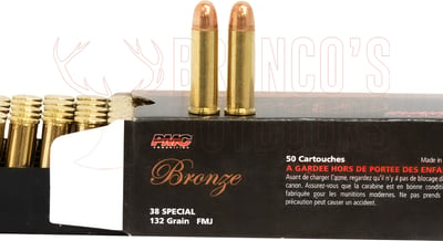 PMC Bronze .38 Special 132gr FMJ