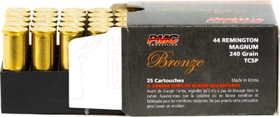 PMC Bronze Series .44 Rem Mag 240gr TCSP