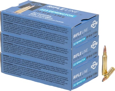 PPU Rifle Line .308 Win 150gr SP 60 Rounds