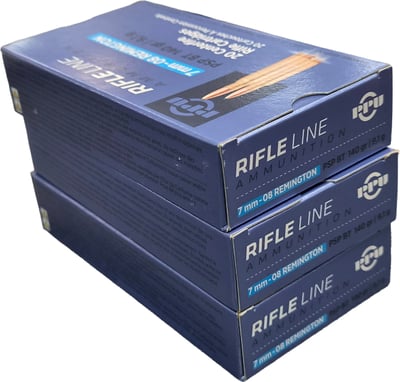 PPU Rifle Line 7mm-08 Rem 140gr PSP BT 60 Rounds