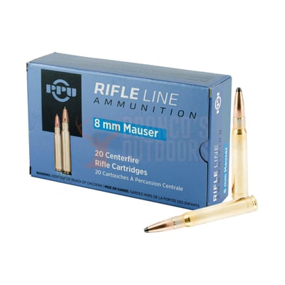 PPU Rifle Line 8x57 Mauser 139gr SP