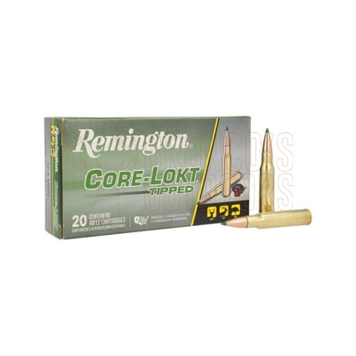 Remington Core-Lokt Tipped .308 Win 150gr Polymer Tip 20 Rounds