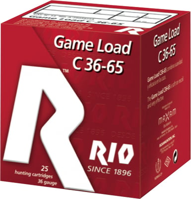 Rio Game Load C 36-76 .410 Bore 11gm Shot #4 25 Rounds