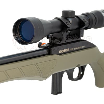 Rossi 7022 Green Stock .22 LR 18" + Nikko Stirling Mountmaster 3-9x40mm + Rimfire Suppressor .22 LR