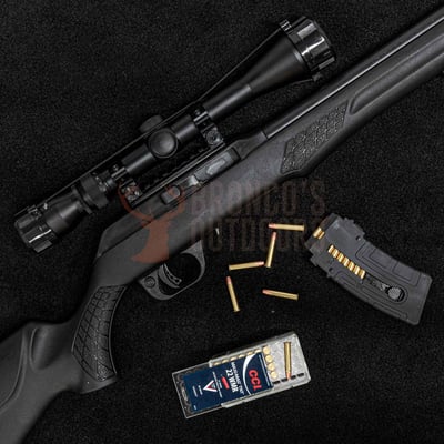 Rossi 7122M .22 WMR + Nikko Stirling Mountmaster Riflescope 3-9x40mm + Nielsen Sonic Suppressor