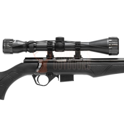 Rossi 8117 .17 HMR + Nikko Stirling Mountmaster 3-9x40mm Scope + DPT Rimfire Suppressor 5 Baffles 1/2" X 20 UNF