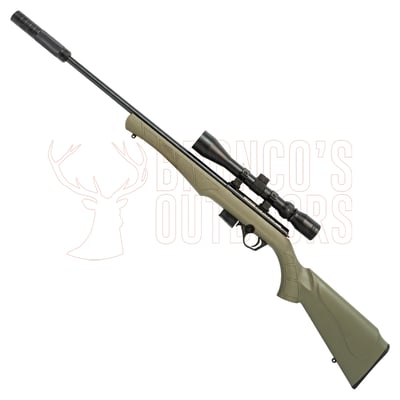 Rossi 8122 Green Stock .22 LR + Nikko Stirling Mountmaster Scope 3-9x40mm + Rimfire Suppressor .22 LR
