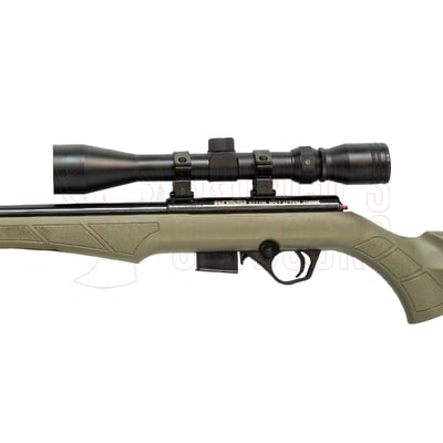 Rossi 8122 Green Stock .22 LR + Nikko Stirling Mountmaster Scope 3-9x40mm + Rimfire Suppressor .22 LR