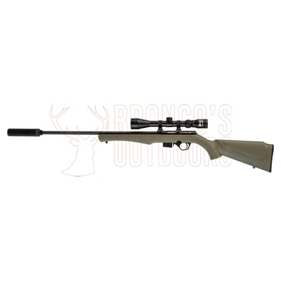 Rossi 8122M Green .22 Mag + Nikko Stirling Mountmaster 3-9x40 + Nielsen Sonic Suppressor