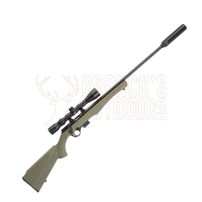 Rossi 8122M Green .22 Mag + Nikko Stirling Mountmaster 3-9x40 + Nielsen Sonic Suppressor