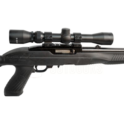 Ruger 10/22 Blued Synthetic Tac Hammer Stock .22 LR + 3-9x32mm Scope + 2 Spare Magazines + Suppressor