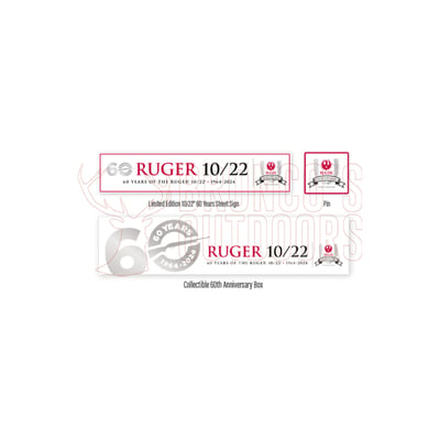 Ruger 10/22 Magpul Hunter X-22 Grey 60th Anniversary .22 LR
