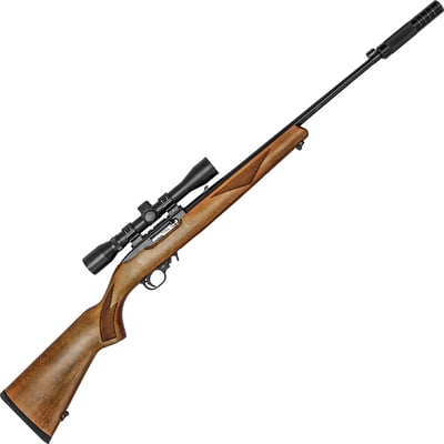 Ruger 10/22 Sporter Blued Wood .22 LR + 4x40mm Scope + Suppressor