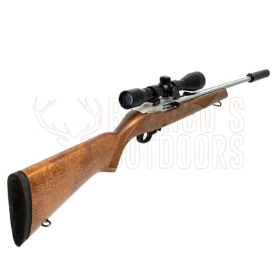 Ruger 10/22 Sporter Stainless .22 LR + 4x32 Scope + Suppressor