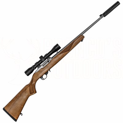 Ruger 10/22 Sporter Stainless .22 LR + 4x40mm Scope + Suppressor