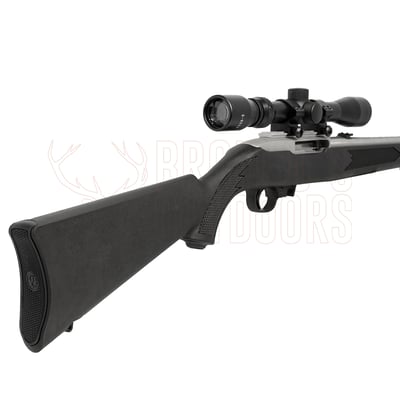 Ruger 10/22 Synthetic Stainless .22 LR + 3-9x32 Scope + Suppressor