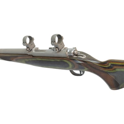 Ruger 77/17 Stainless .17 WSM Green Laminate 18.5"