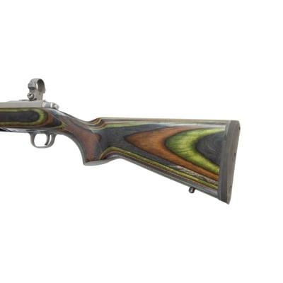 Ruger 77/17 Stainless .17 WSM Green Laminate 18.5" + Winchester Varmint HV 20gr HP 100 Rounds