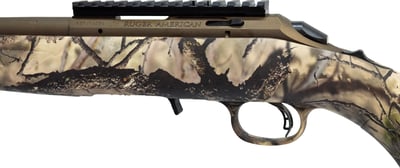 Ruger American Rimfire Go Wild CamoBronze Cerakote .22 LR 18"