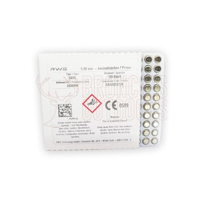RWS 5337 Large Magnum Pistol Primers 100 Count