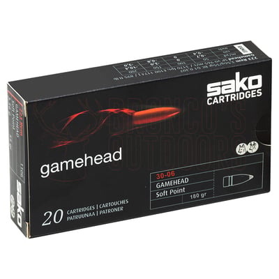 Sako Gamehead .30-06 180gr SP 20 Rounds