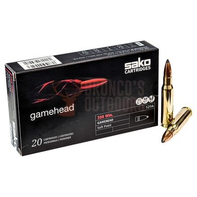 Sako Gamehead .308 Win 150gr SP 20 Rounds