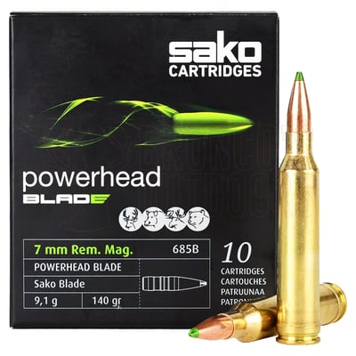Sako Powerhead 7mm Rem Mag 140gr Blade