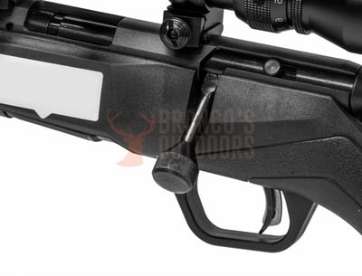 Savage B17 Blued Left Hand .17 HMR + 3-9x40 Scope + Suppressor