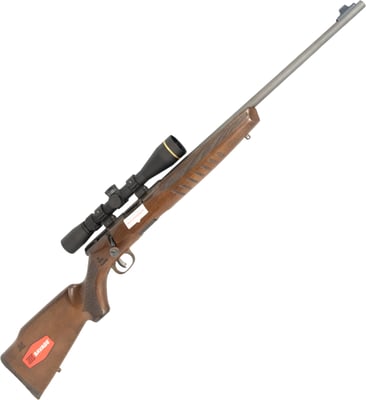Savage B17 G Blued Wood .17 HMR + Leupold VX-Freedom Riflescope 3-9x40mm 1" CDS Tri MOA