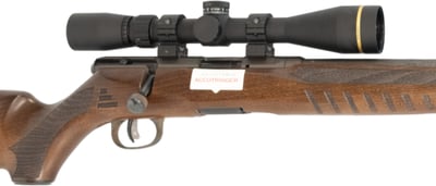 Savage B17 G Blued Wood .17 HMR + Leupold VX-Freedom Riflescope 3-9x40mm 1" CDS Tri MOA