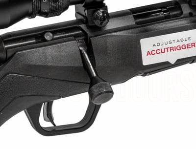 Savage B22 Blued .22 WMR + 3-9x40 Scope + Suppressor