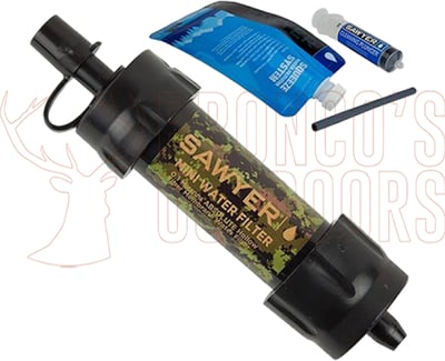 Sawyer Mini Water Filtration System Camo