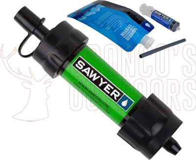 Sawyer Mini Water Filtration System Green