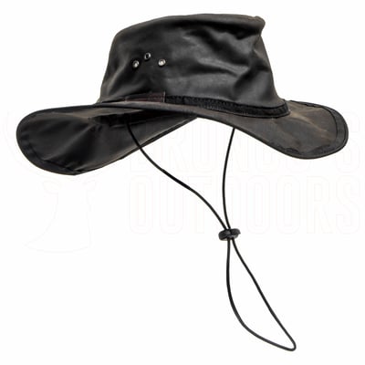 Selke 103 Cotton Oilskin Hat Brown