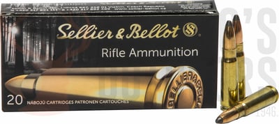 Sellier & Bellot 7.62x39 123gr SP 20 Rounds