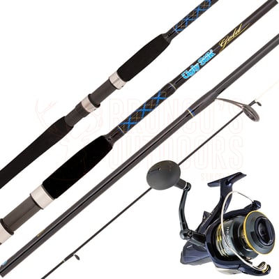 Shakespeare Ugly Stik Gold Rod 6'6" 2pc 8-15kg + Shimano Thunnus CI4 8000 Reel