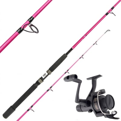 Shimano Kidstix 6' 2-5kg 2 Piece Pink + Shimano IX2000R