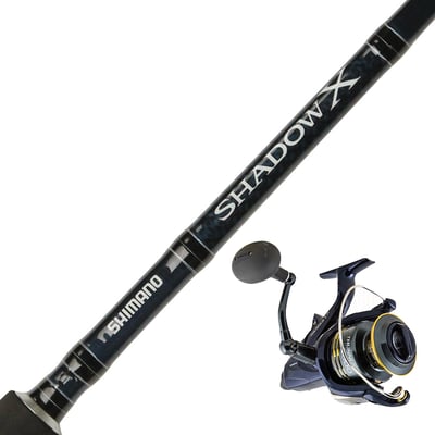 Shimano Shadow X Fishing Rod 7' 6-10kg + Shimano Thunnus CI4 Spinning Reel 8000
