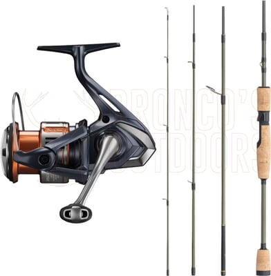 Shimano Stream Flight 6'6" 4-Piece Freshwater Rod + Shimano Nasci 2500HGFD Spinning Reel