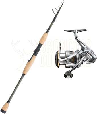 Shimano Stream Flight 7' 3-5kg Telescopic Rod + Shimano Sedona 2500FJ Spinning Reel