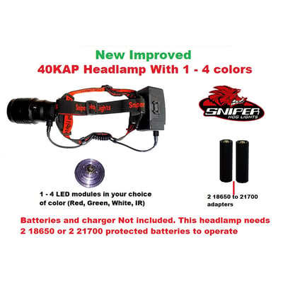 Sniper Hog Lights 40KAP Headlamp