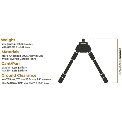 Spartan Javelin Pro Hunt Tactical Bipod Long